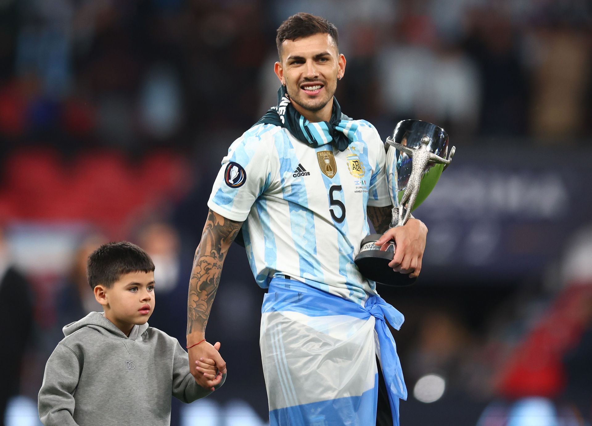 Leandro Paredes at the Finalissima 2022
