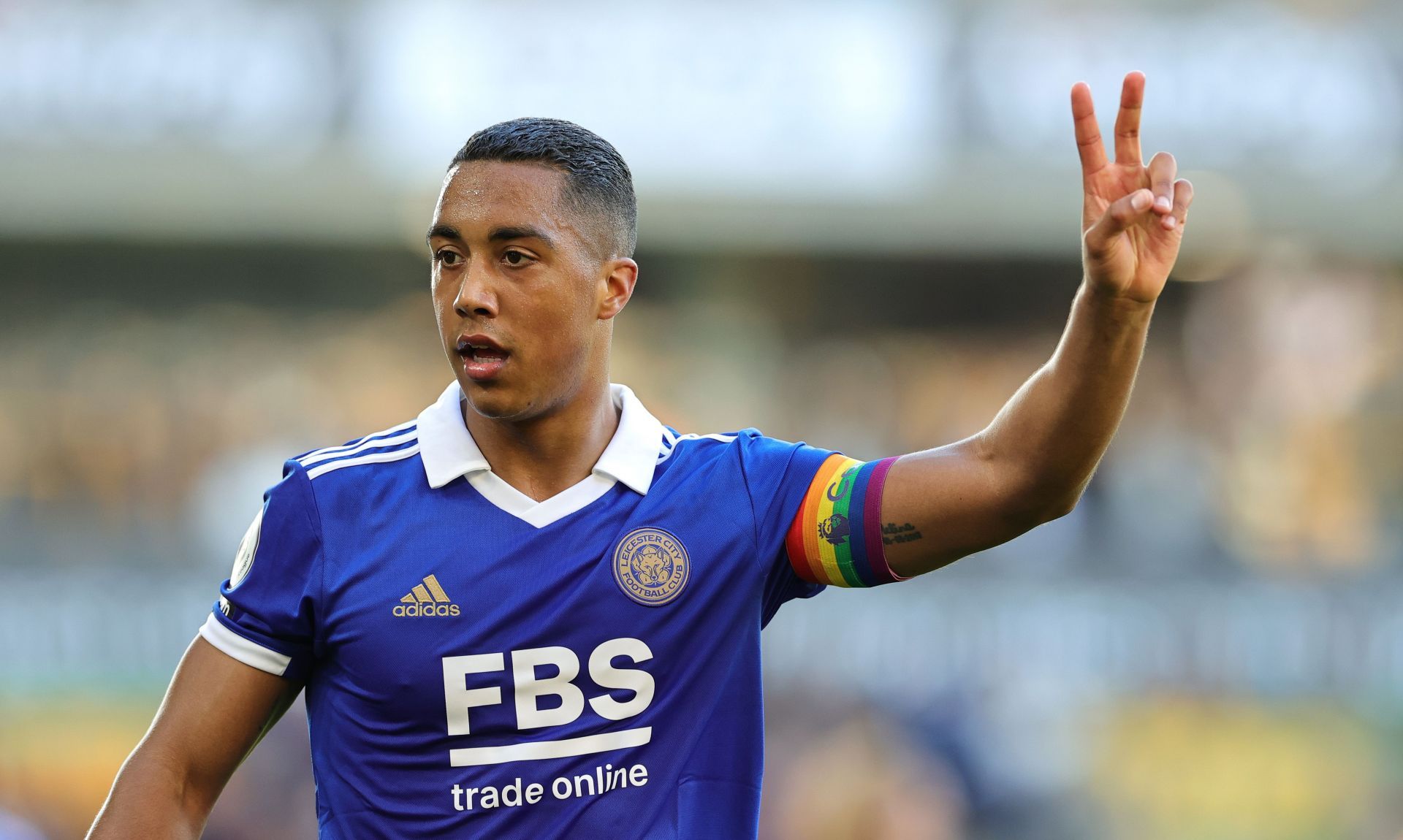 Youri Tielemans has registered three goals from 15 appearances this season.
