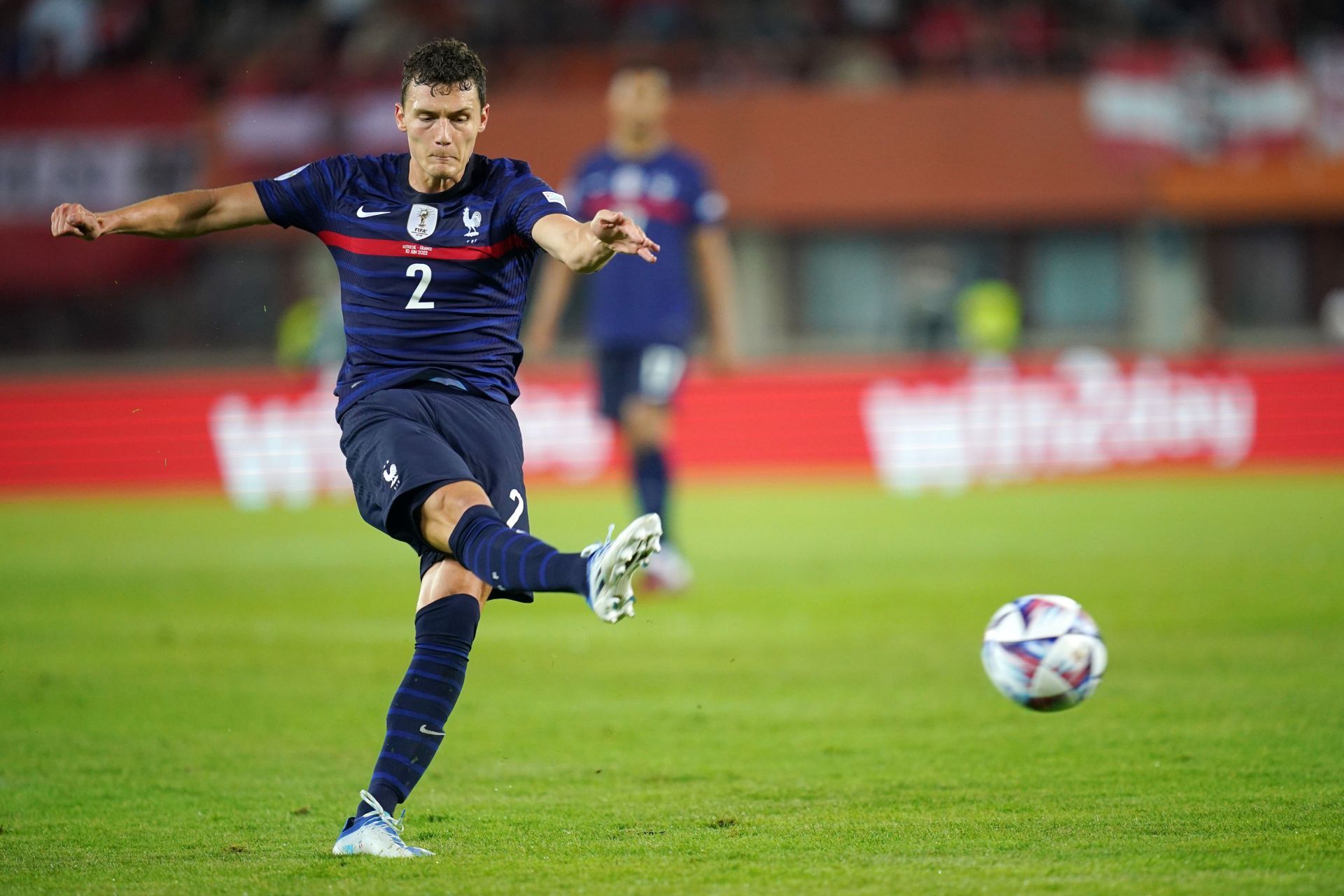 Benjamin Pavard set the stage alight with his strike against Argentina in Russia four years ago