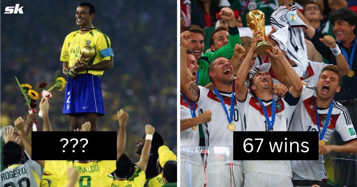 In picture: Brazil [Left] | Germany [Right]