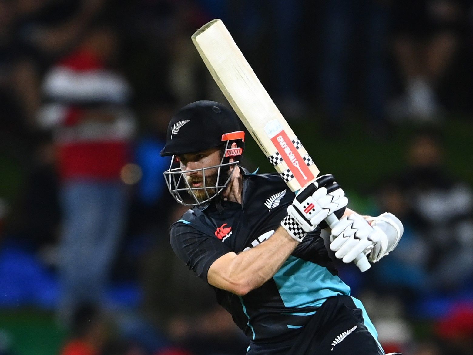 Kane Williamson scored a sluggish fifty against India while chasing 192. (Image Credits: Twitter)