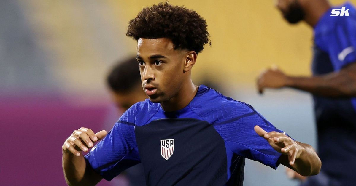 Tyler Adams talks about their 0-0 draw against England. 