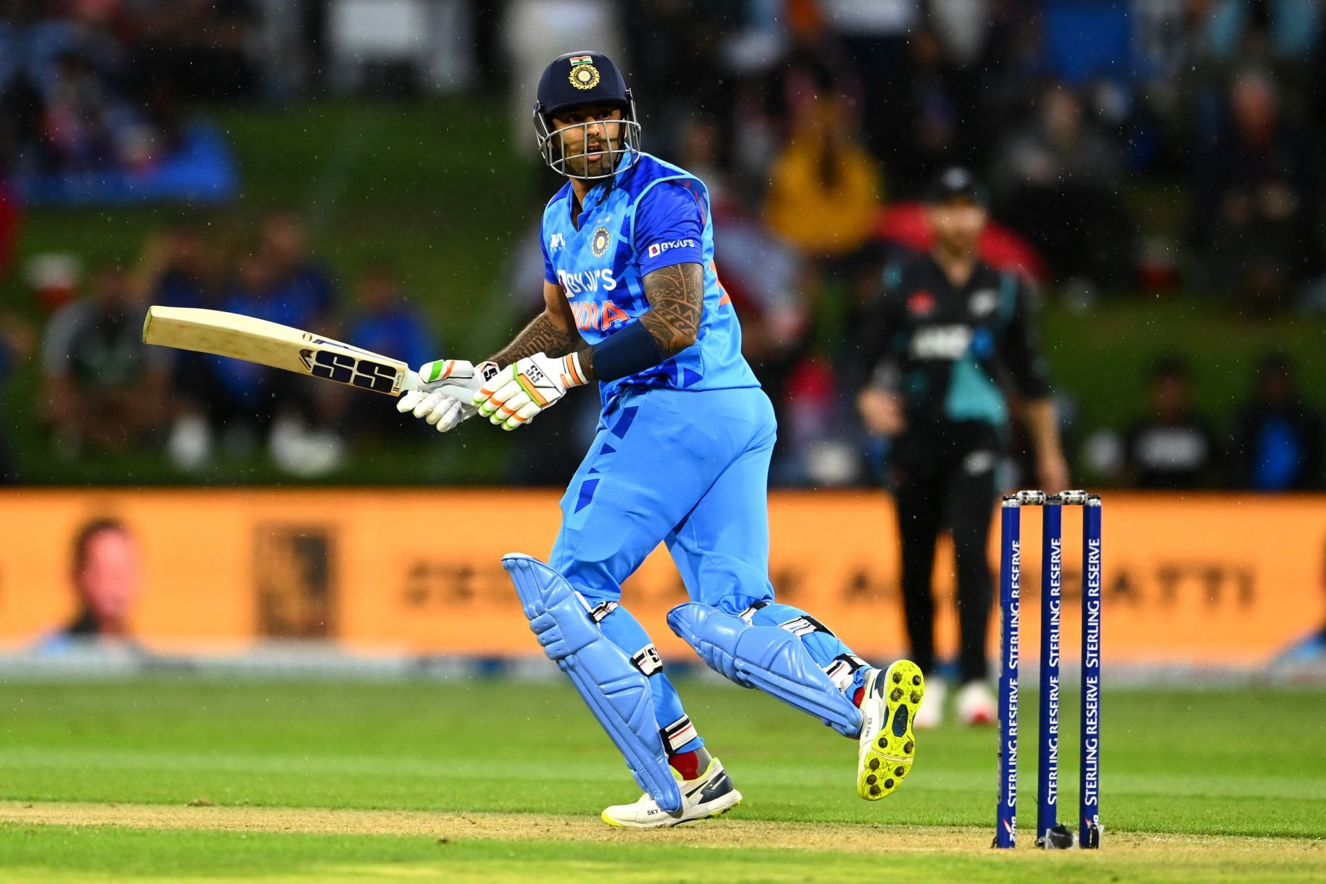 Suryakumar Yadav bats during the 2nd T20I. Pic: Getty Images