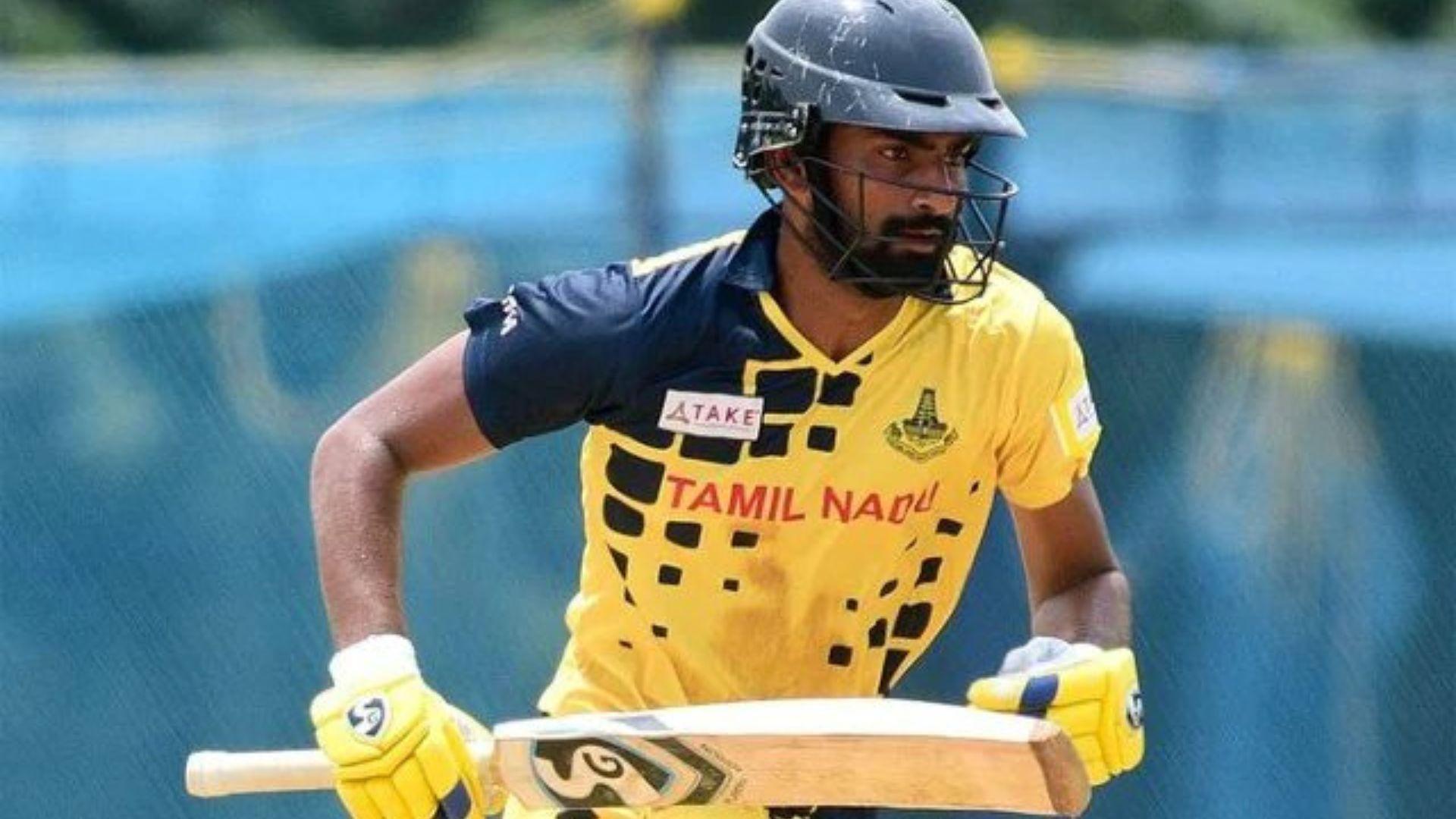 N Jagadeesan smashed his fifth consecutive century in Vijay Hazare Trophy 2022. (P.C.:Twitter)