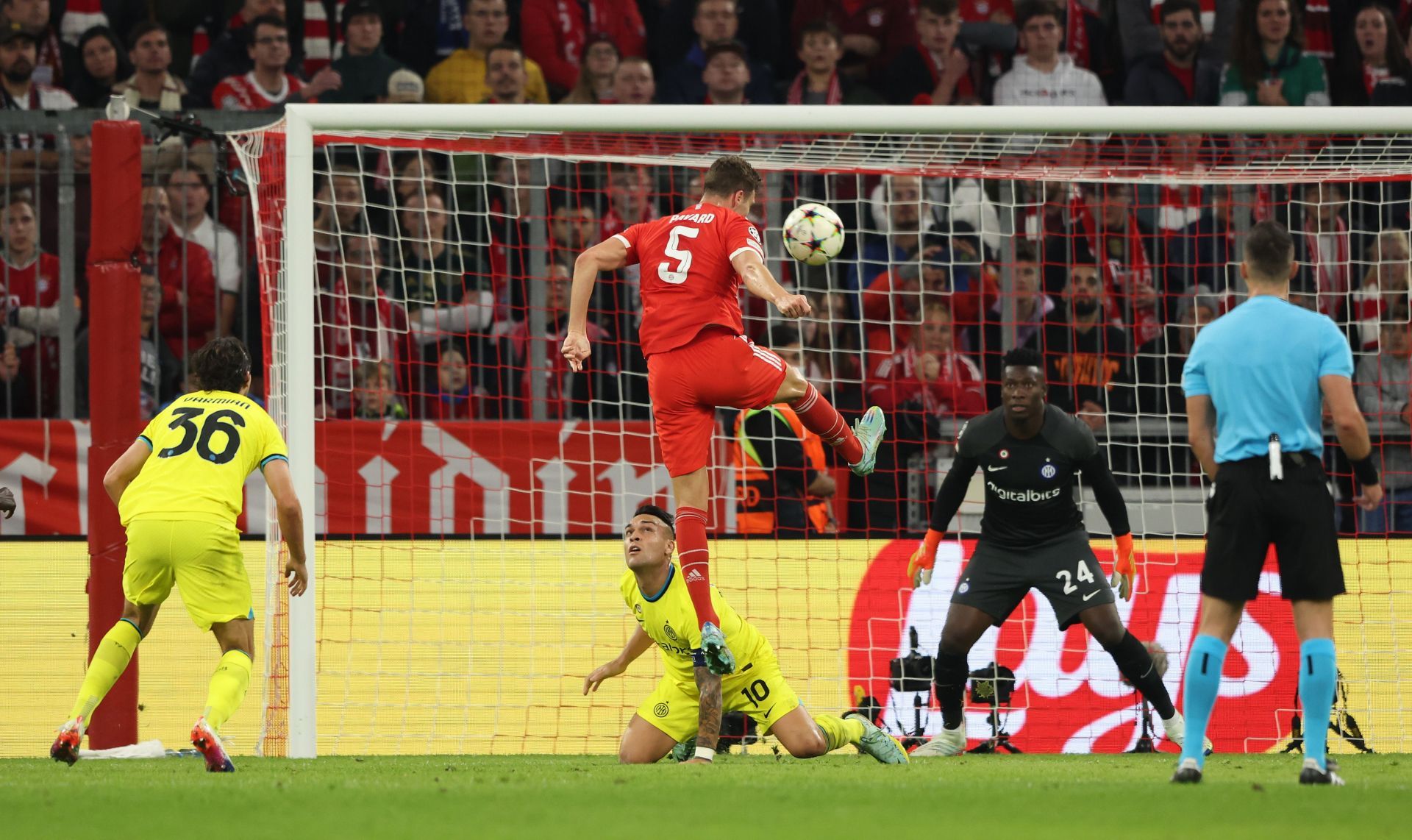 Pavard headed home Bayern Munich&#039;s opener