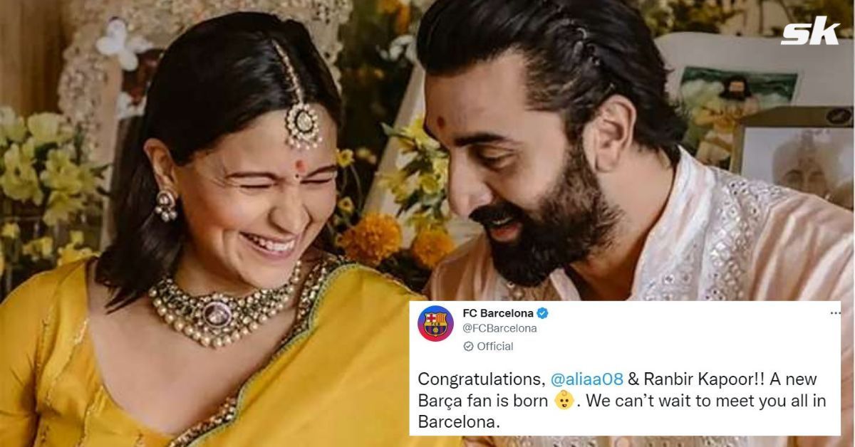 Barcelona send warm wishes to Bollywood celebrity couple Ranbir Kapoor and Alia Bhatt after the birth of their daughter