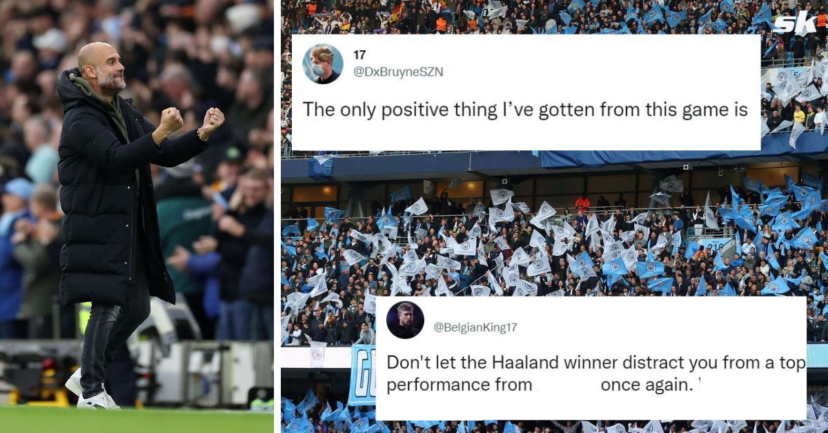 Manchester City fans were elated by striker