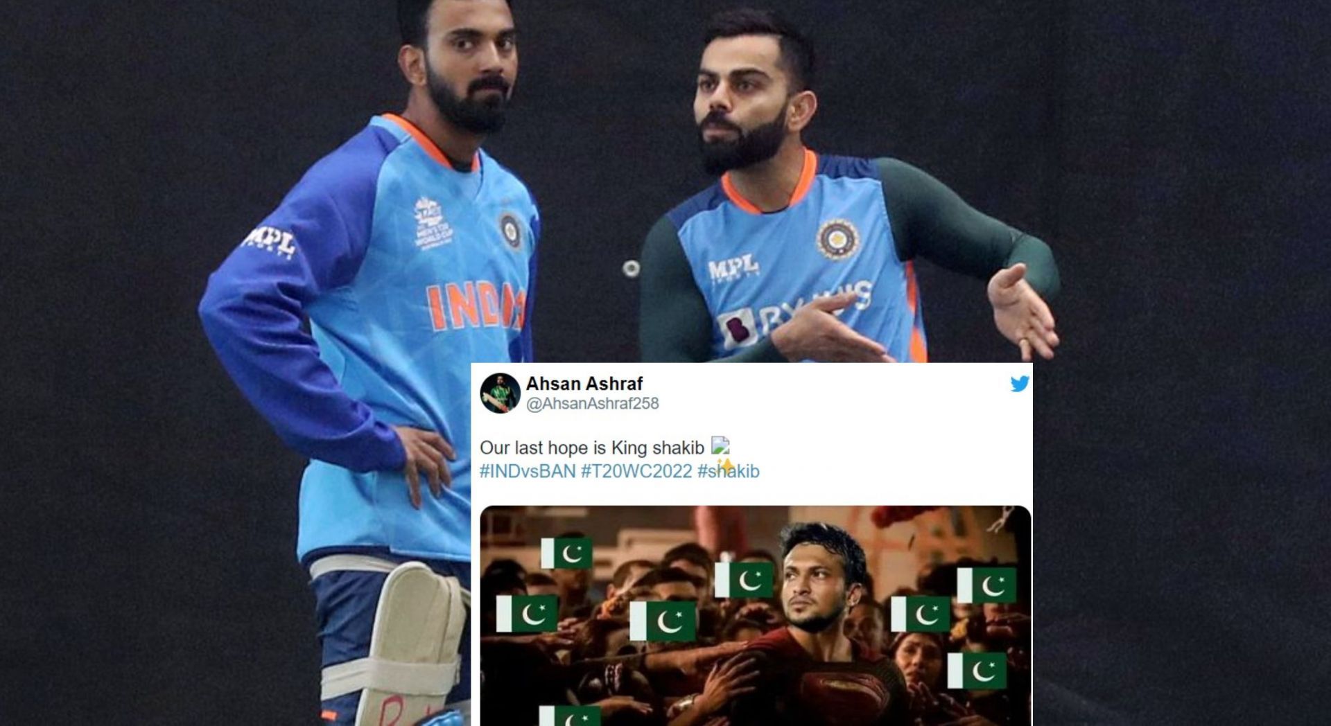 Fans react ahead of IND vs BAN contest on Wednesday
