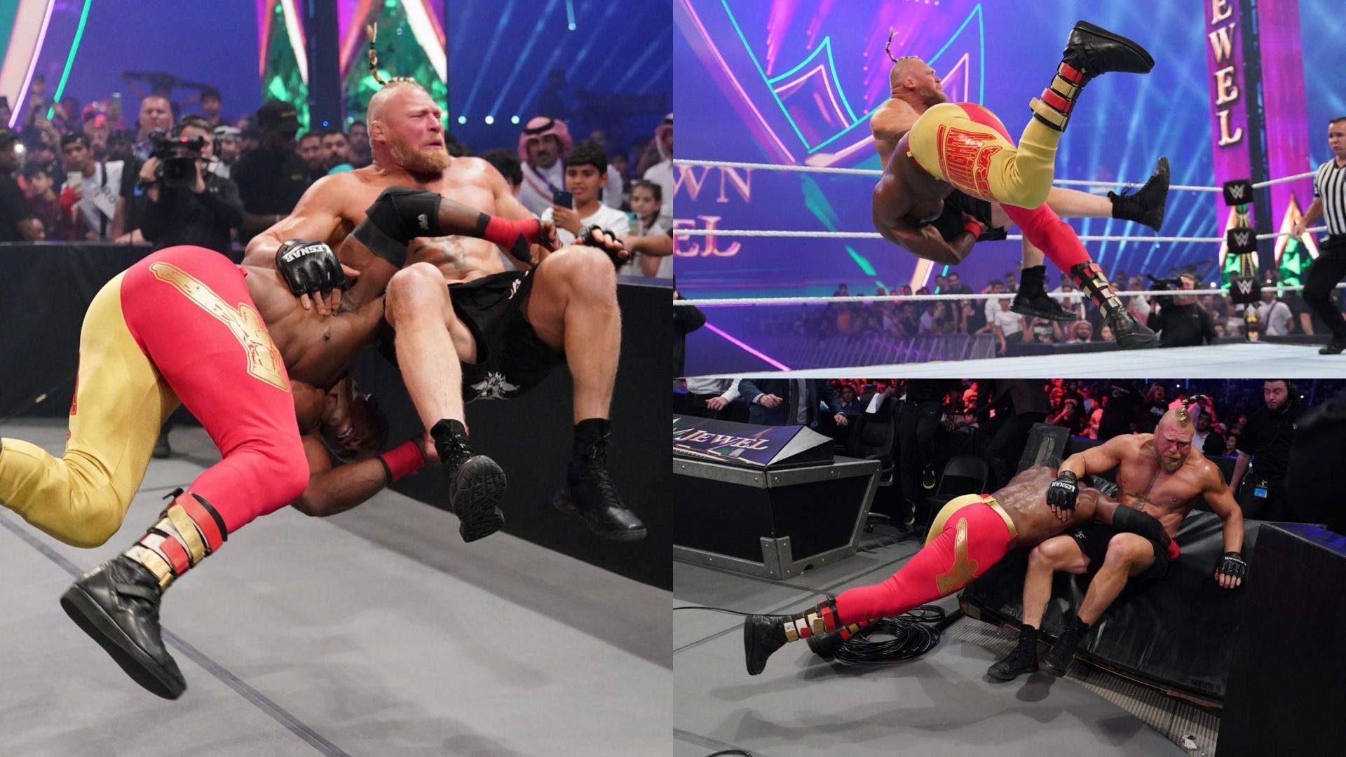 Bobby Lashley dominated Brock Lesnar at Crown Jewel (Source: WWE)