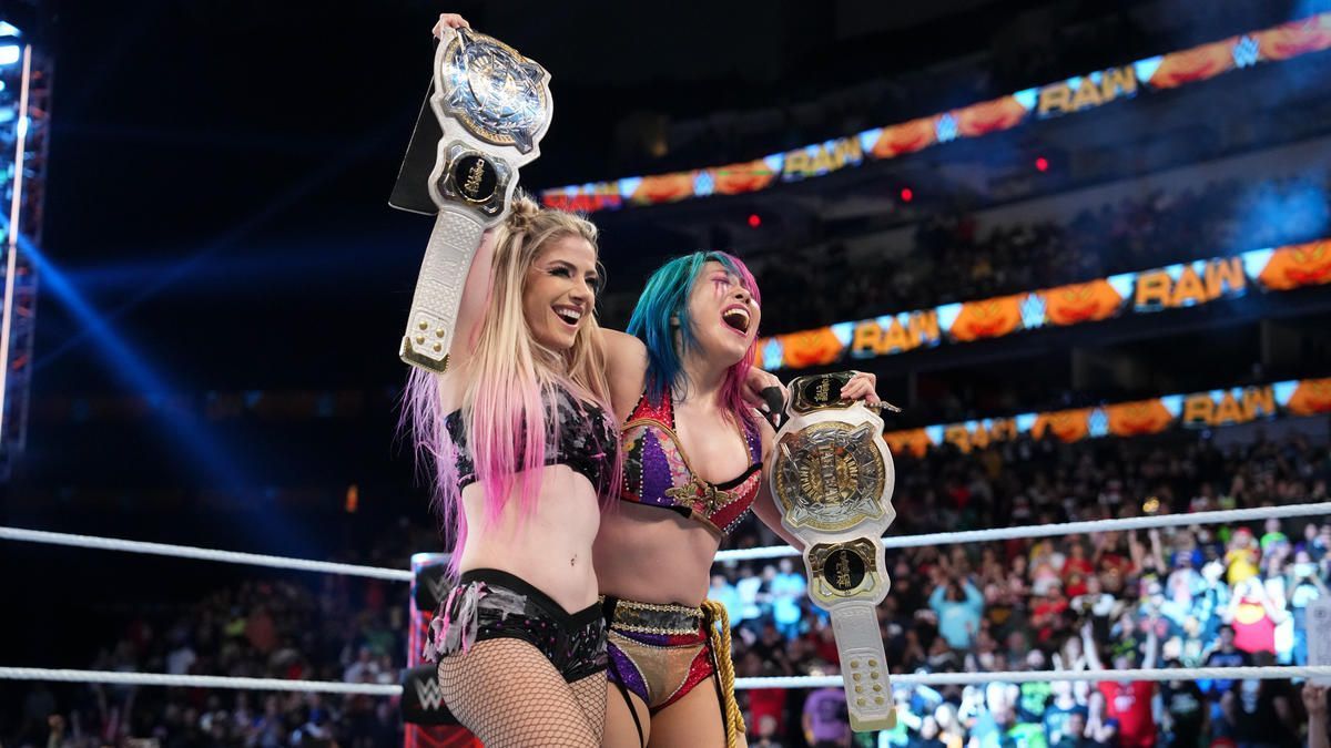 Alexa Bliss and Asuka defeated IYO SKY and Dakota Kai of Damage CTRL