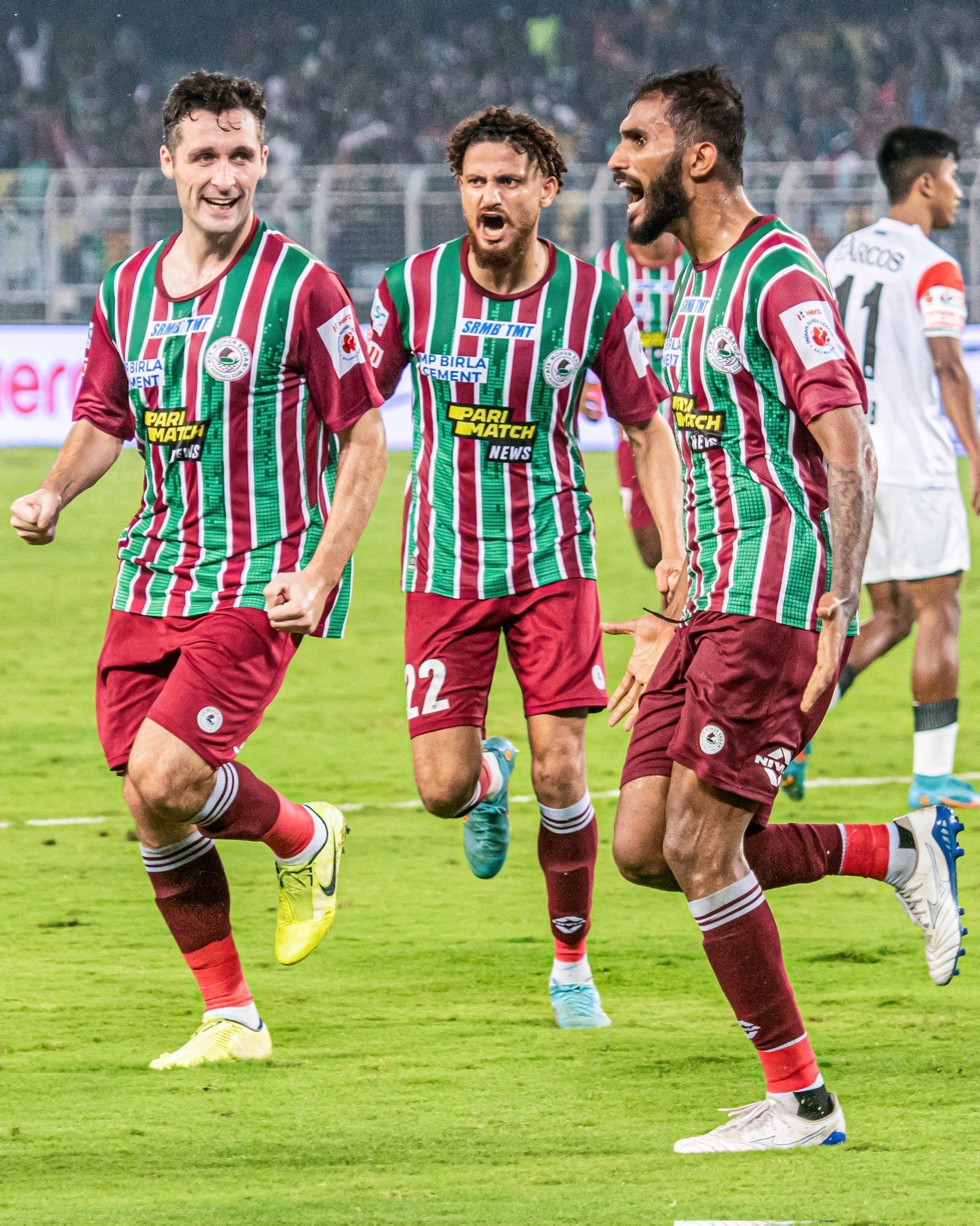 ATK मोहन बगान की टीम इस जीत के साथ अंक तालिका में दूसरे स्थान पर आ गई है।