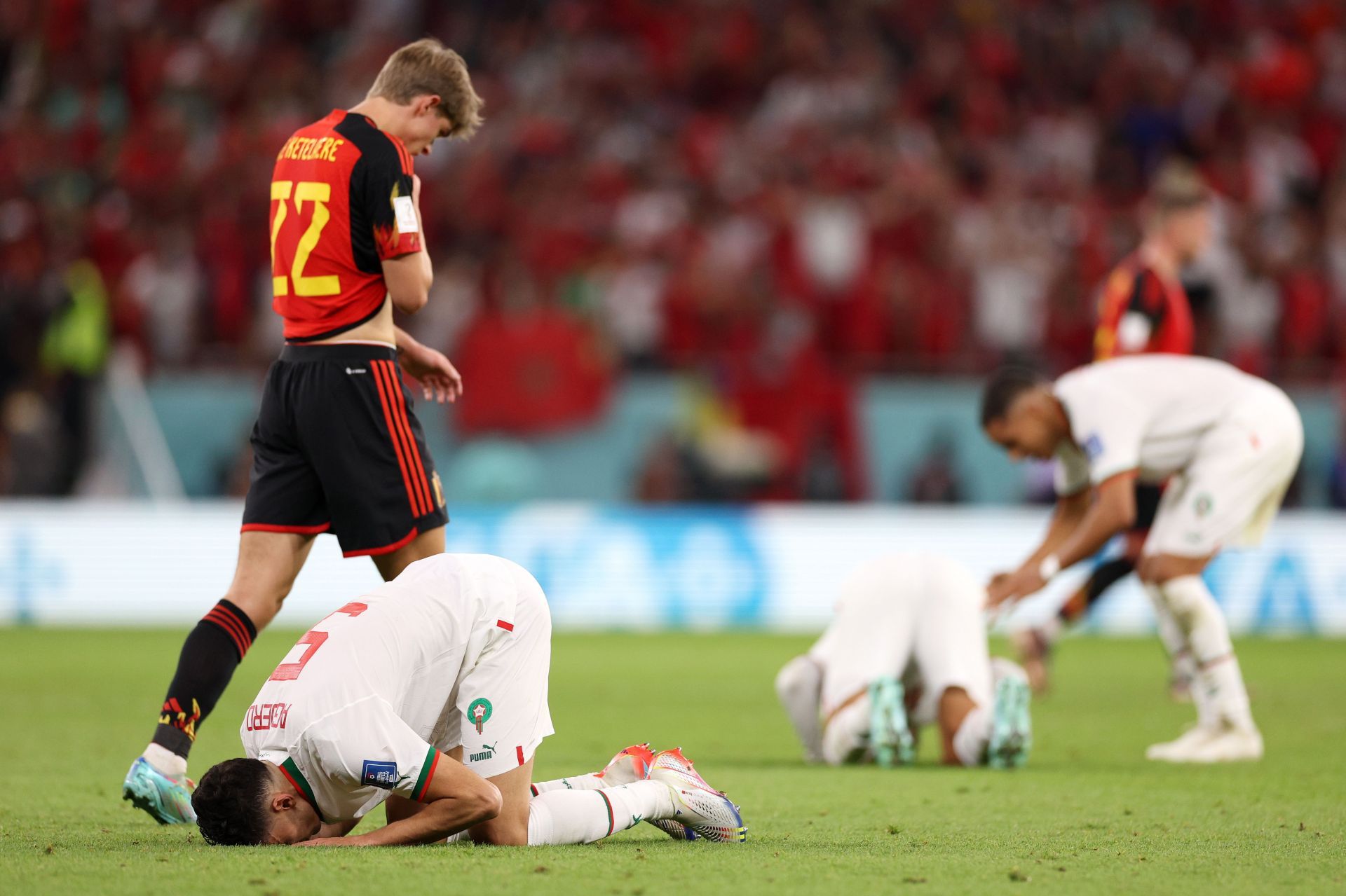 Belgium v Morocco: Group F - FIFA World Cup Qatar 2022