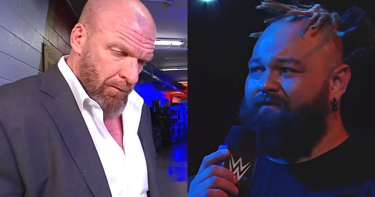 Triple H(left) and Bray Wyatt (right)