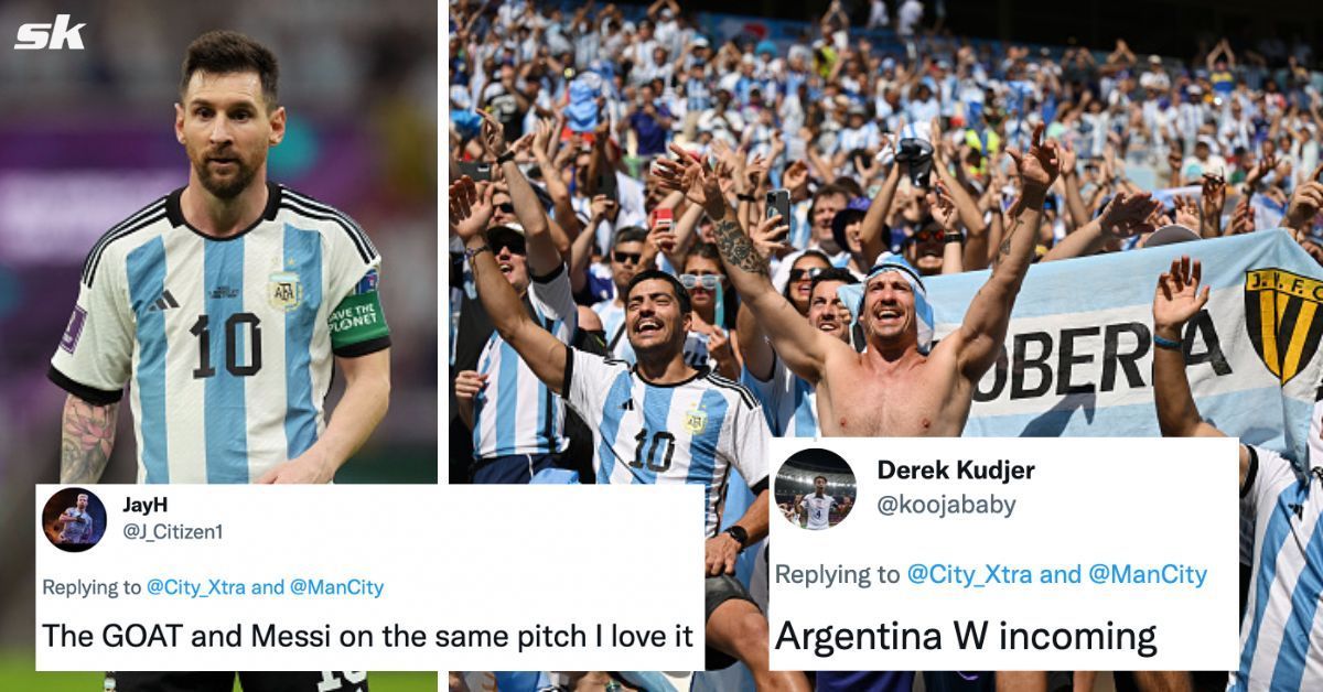 Argentina fans delighted to Lionel Messi