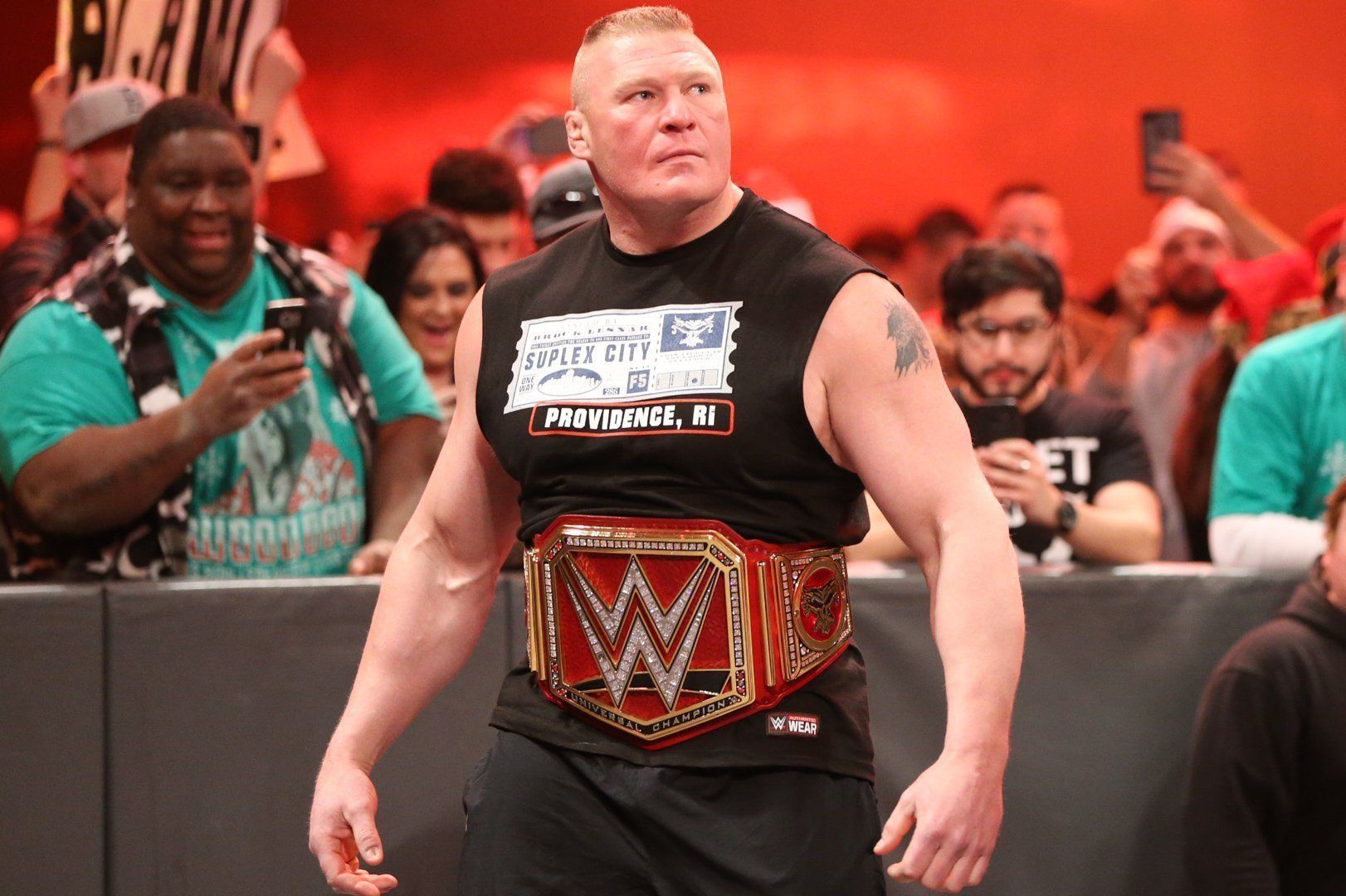 Brock Lesnar did not want to work with a certain superstar in 2017