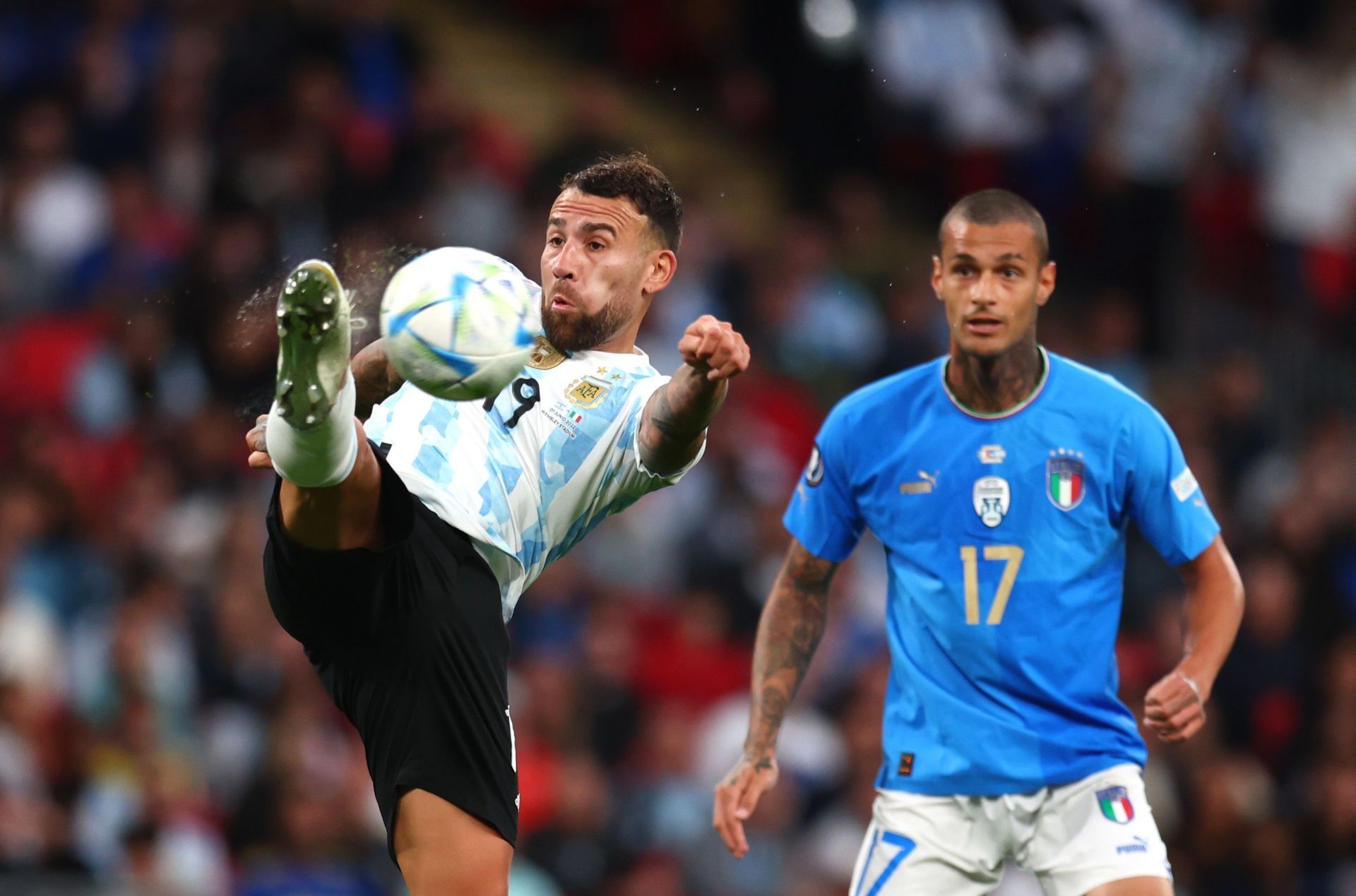 Otamendi in the Finalissima 2022