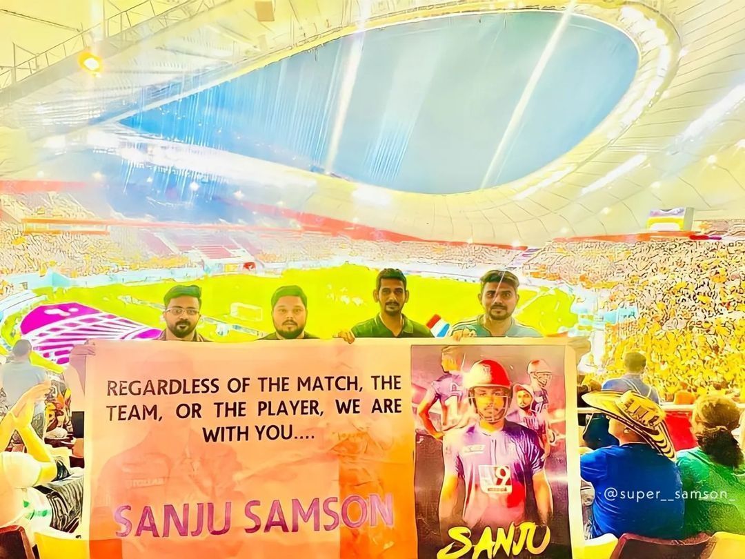 Sanju Samson has developed an impressive fan following in a short international career.
