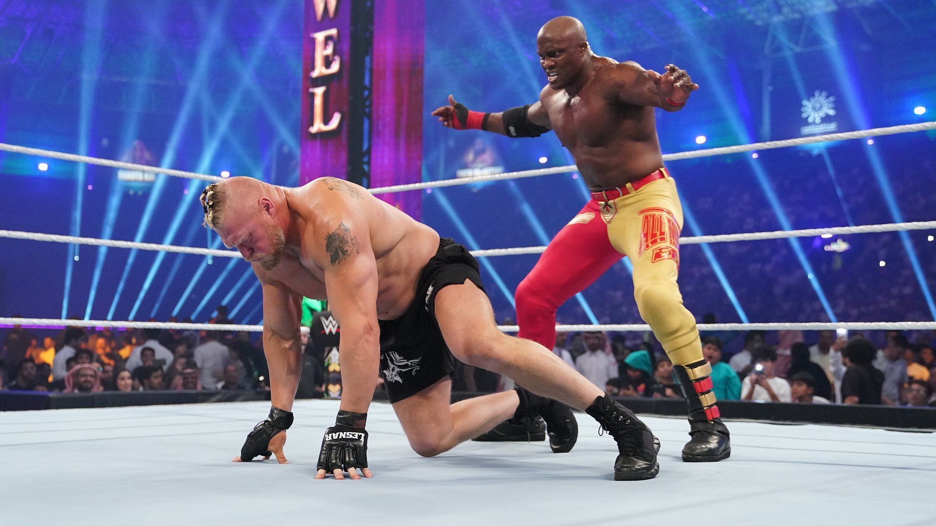 Bobby Lashley and Brock Lesnar