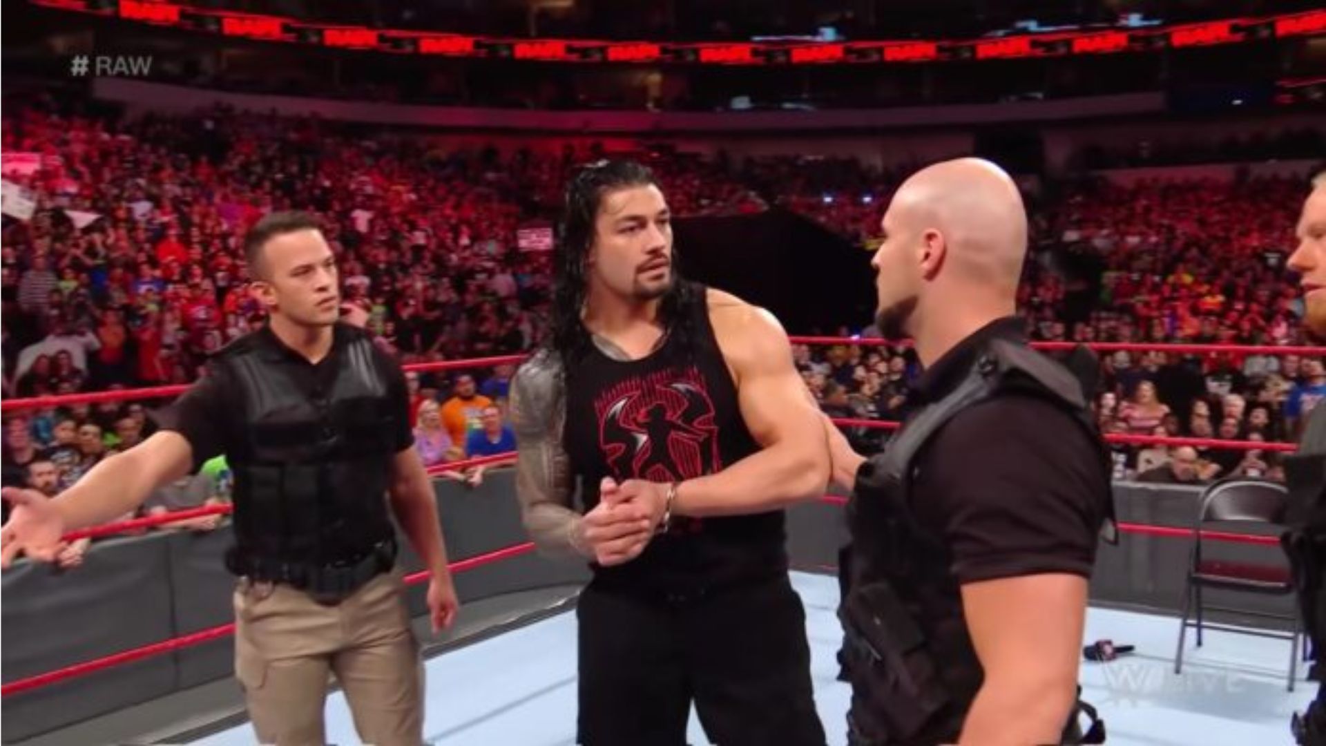 Roman Reigns had an interesting encounter with Ricky Starks