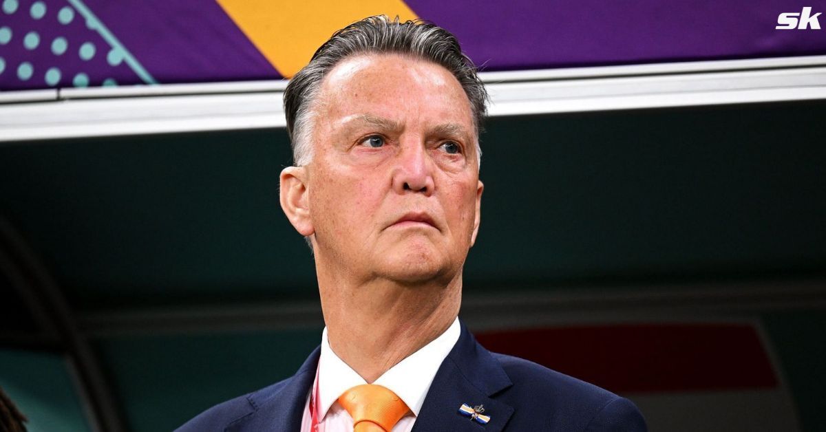 Netherlands managed Louis van Gaal reacted to criticism during the 2022 FIFA World Cup