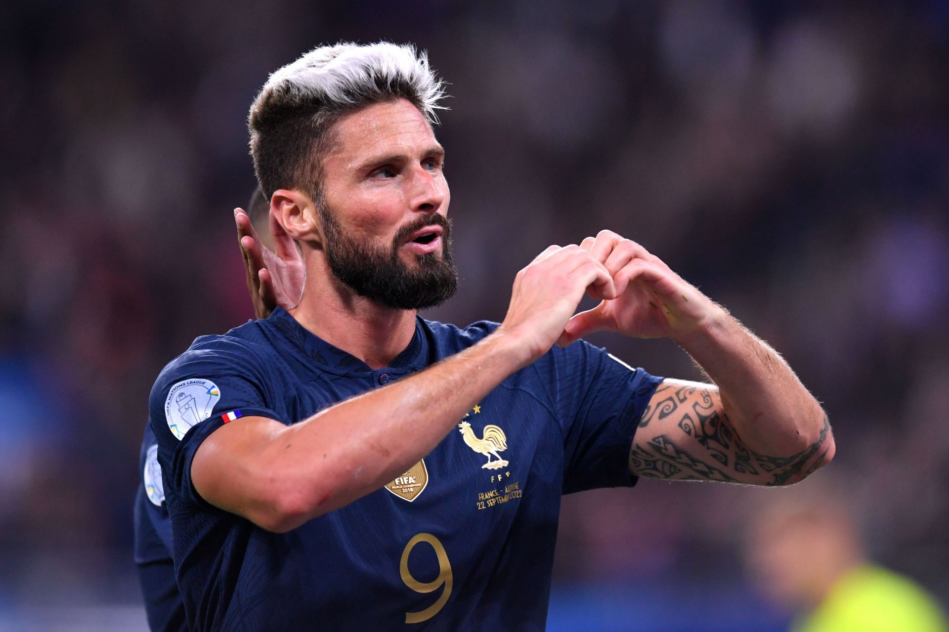 Olivier Giroud failed to bag a goal in France&#039;s 2018 win
