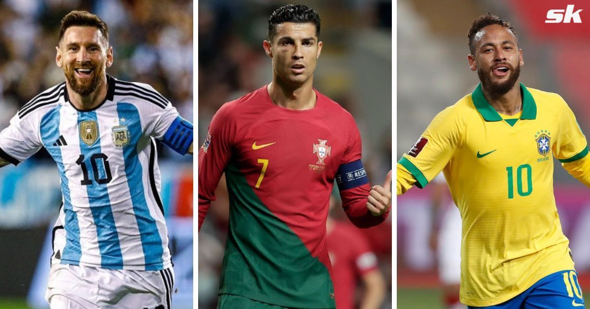 Ronaldo Messi Neymar Portugal Argentina Brazil