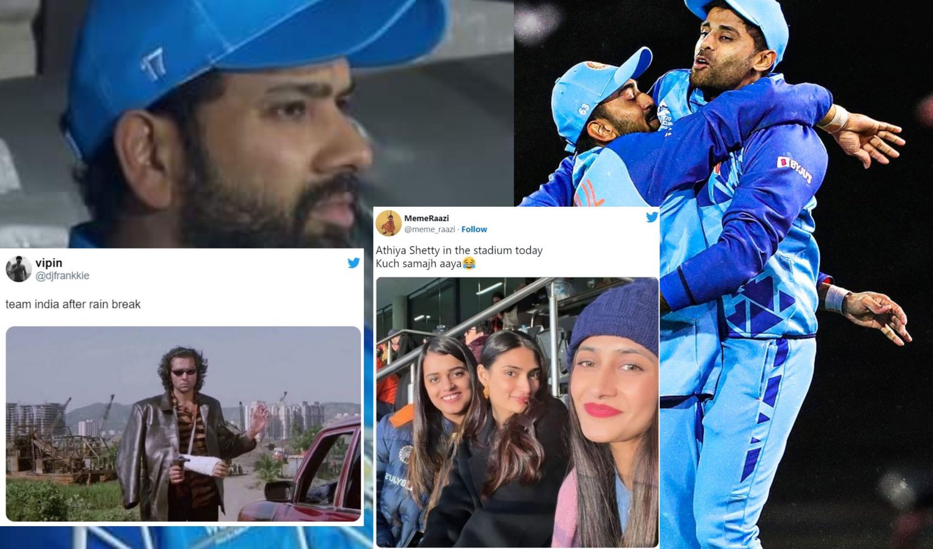 Fans react after India