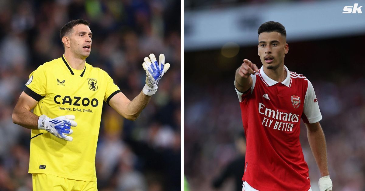 Emiliano Martinez and Gabriel Martinelli were teammates at Arsenal for one season.