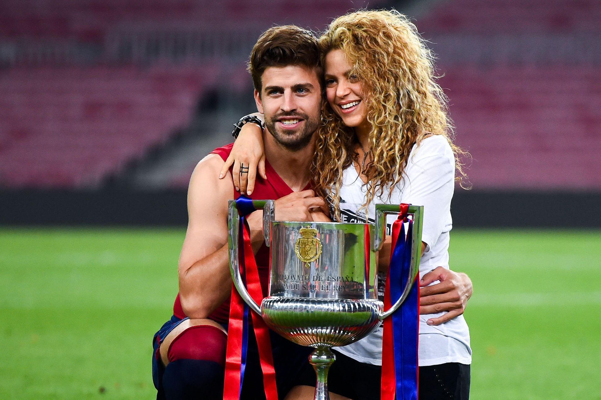 Gerard Pique and Shakira in happier times