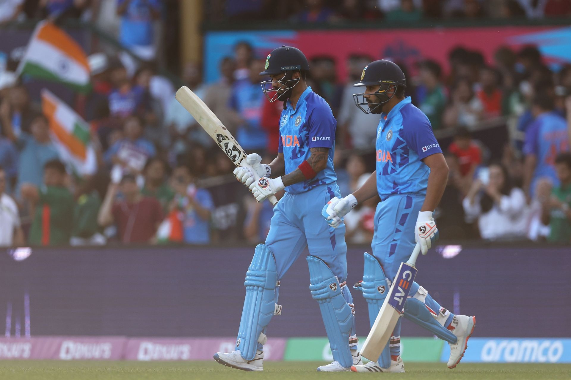 KL Rahul and Rohit Sharma failed to stitch together a substantial partnership.