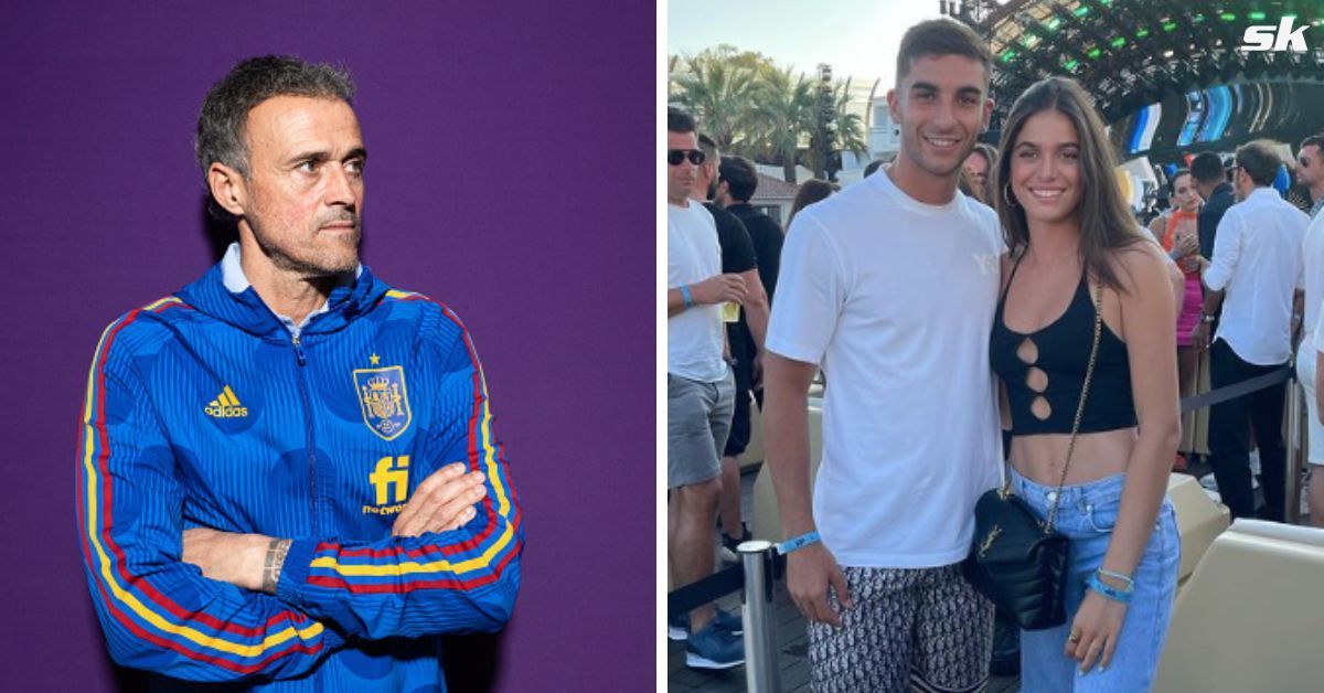 Barcelona forward Ferran Torres is dating Luis Enrique