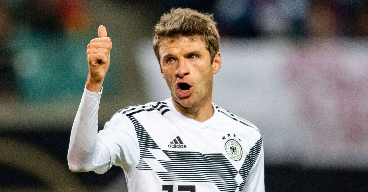 Thomas Muller reacted to being named in Germany