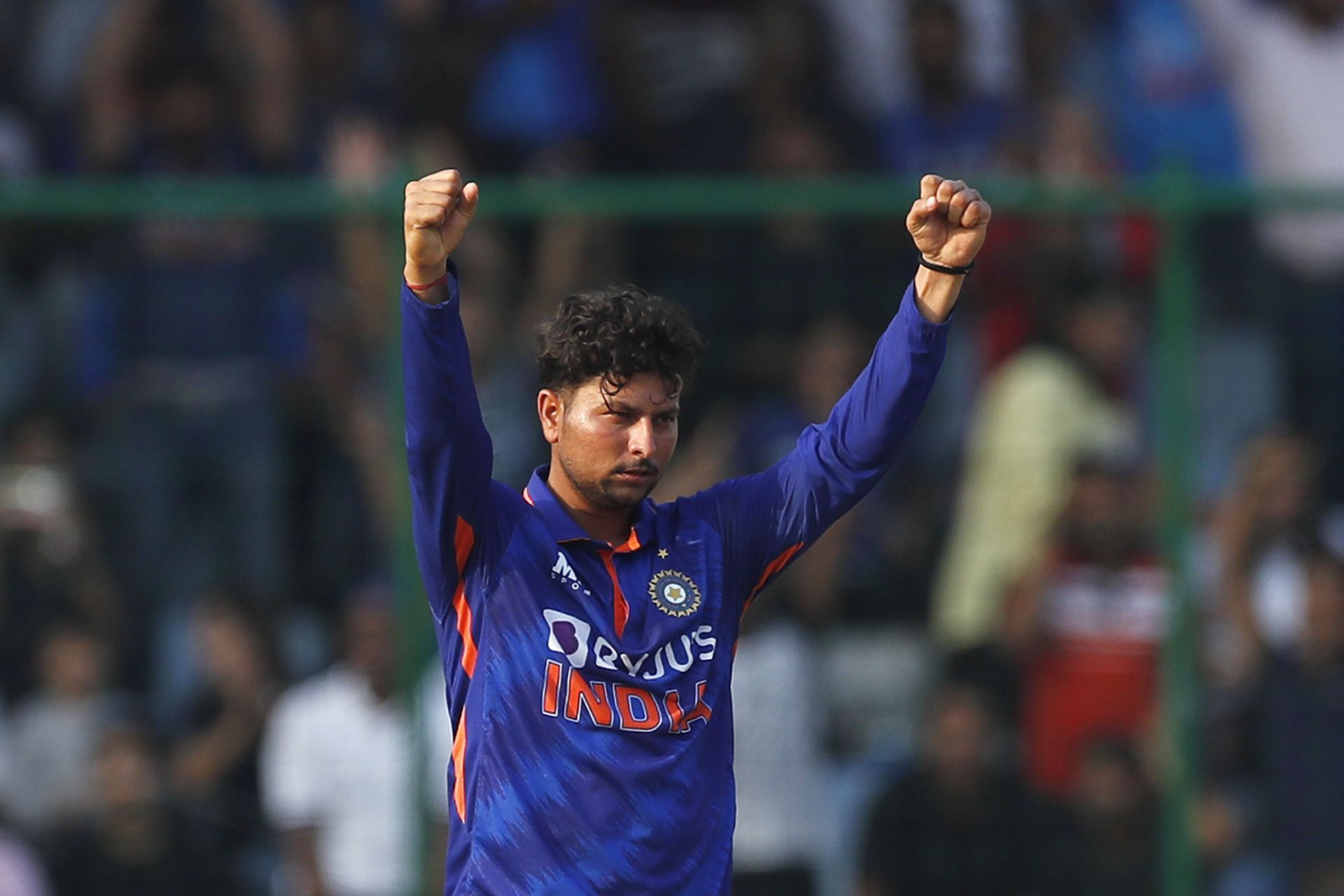 Kuldeep Yadav was the only Indian bowler to bowl his full quota of 10 overs.