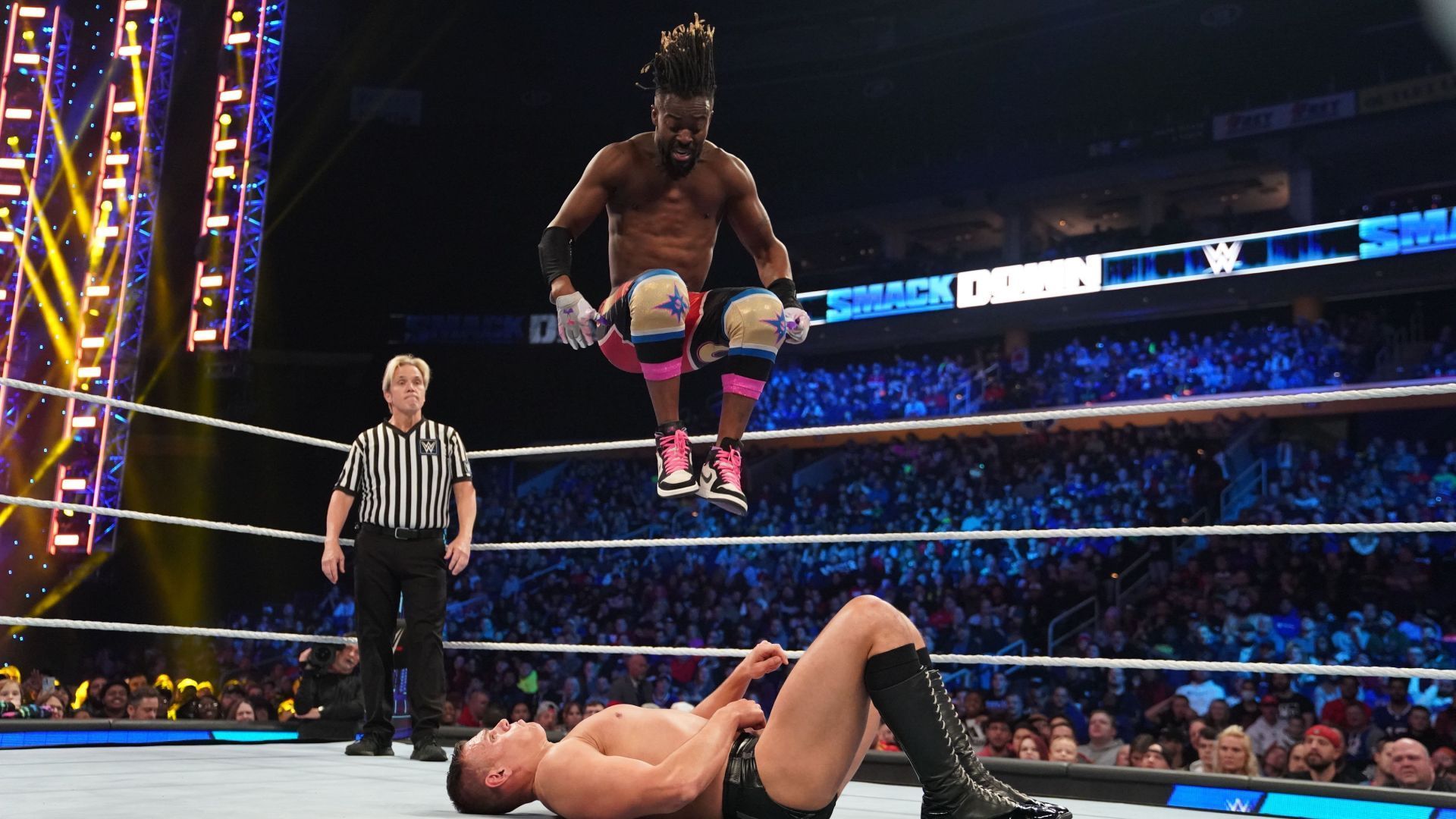 Kofi Kingston in action