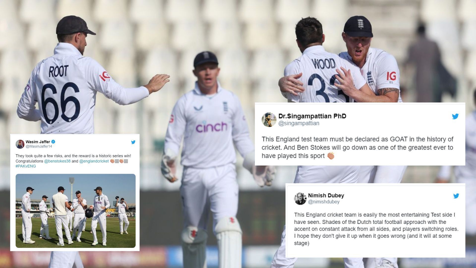 &quot;The Mindset is all the difference between two sides&quot; - Twitter applaud England as they claim the series with a game to spare 
