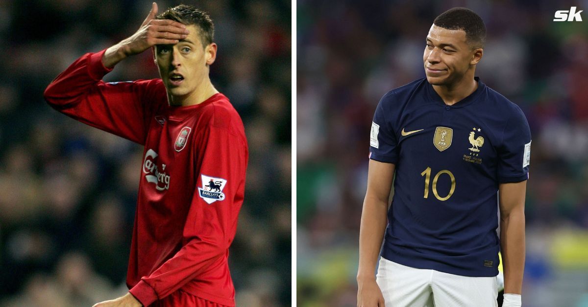 Peter Crouch was back to his hilarious antics after Kylian Mbappe