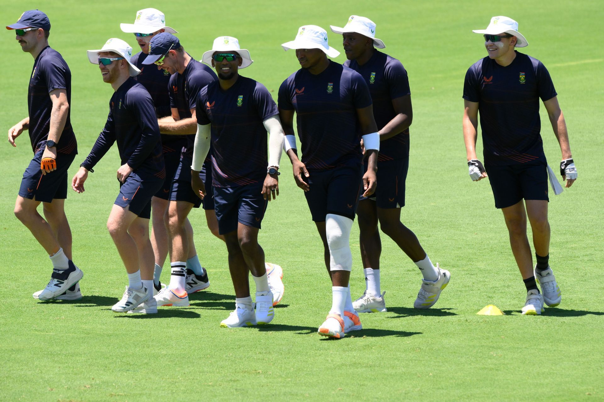 South Africa Test Team Training Session