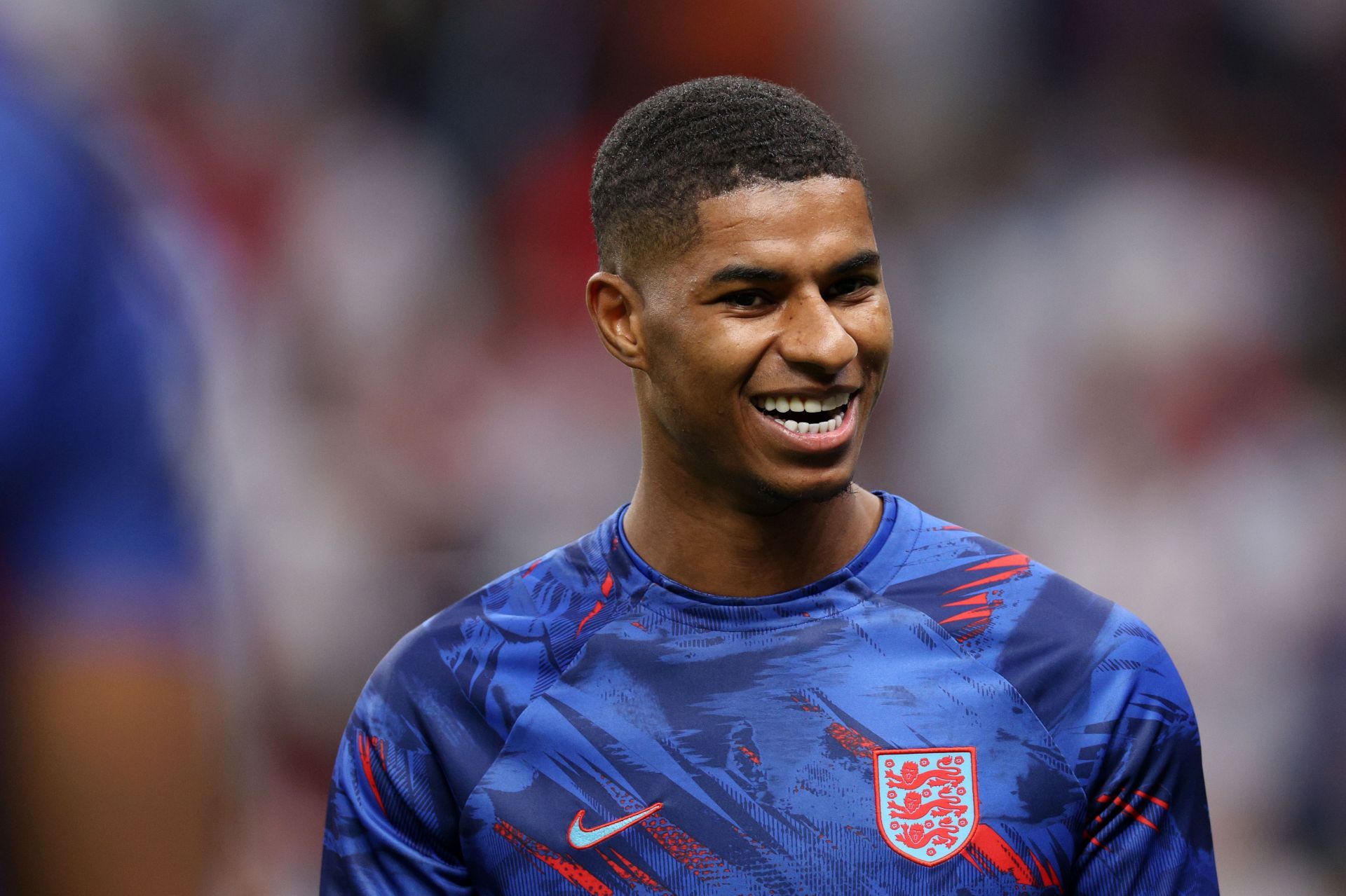 Rashford scored three goals for England in Qatar