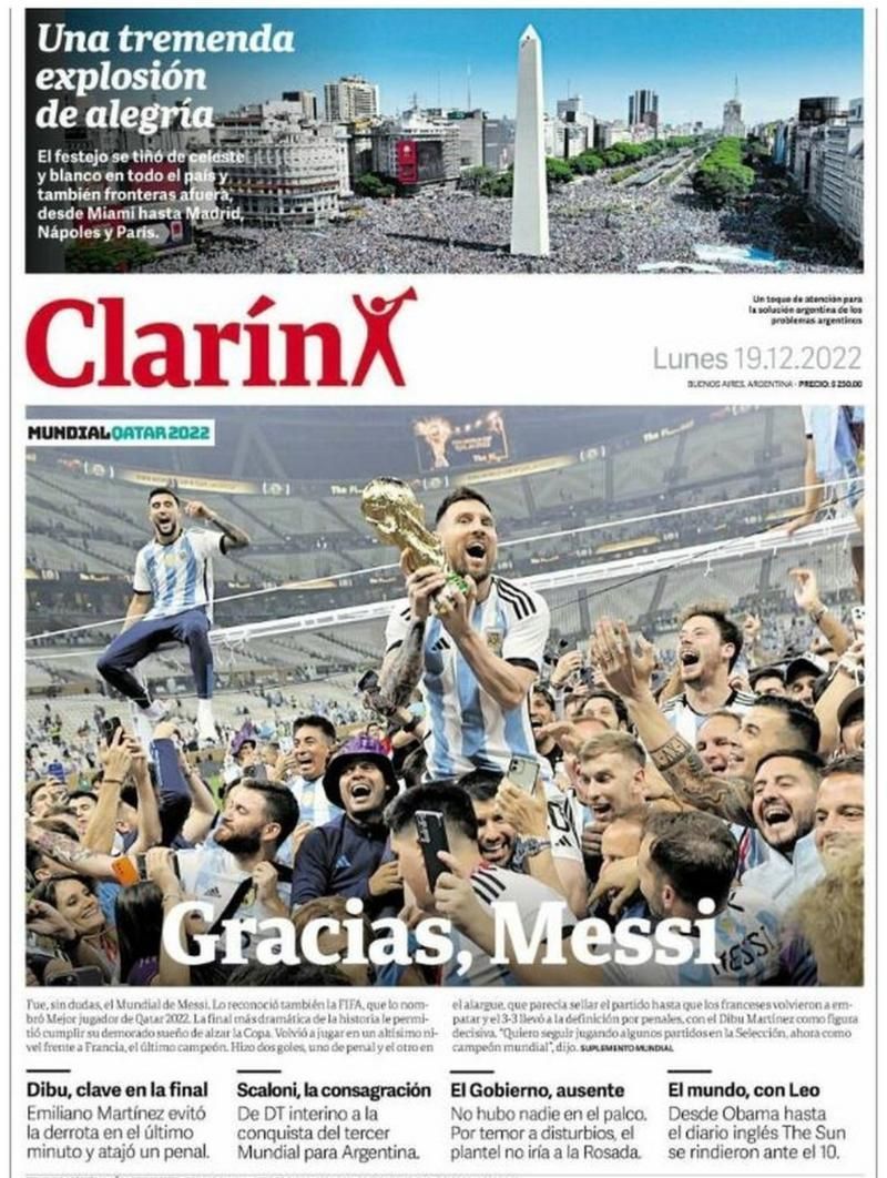 Clarin newspaper (Source: BBC)