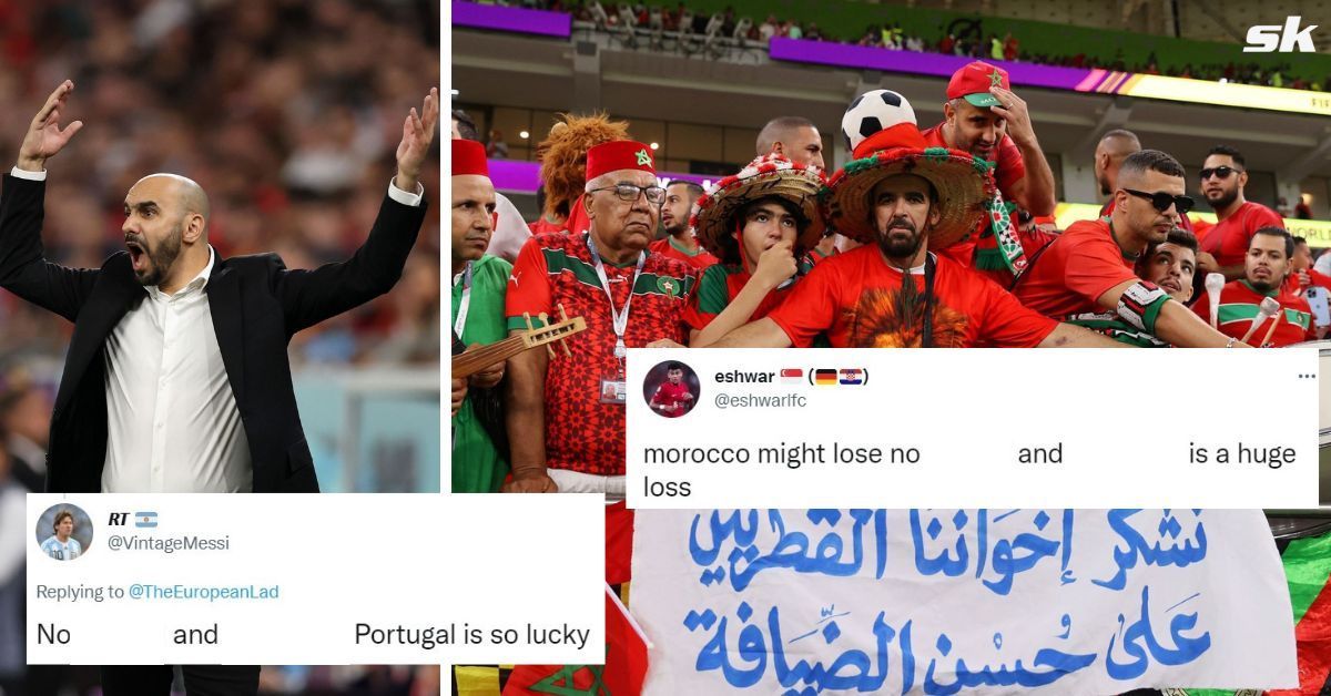 Fans react as 2 important Morocco stars miss out on FIFA World Cup quarter-final clash
