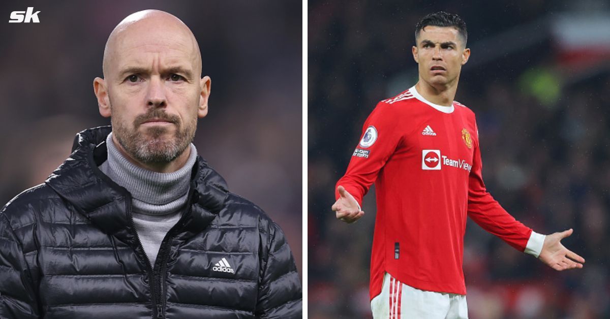 Erik Ten Hag and Cristiano Ronaldo