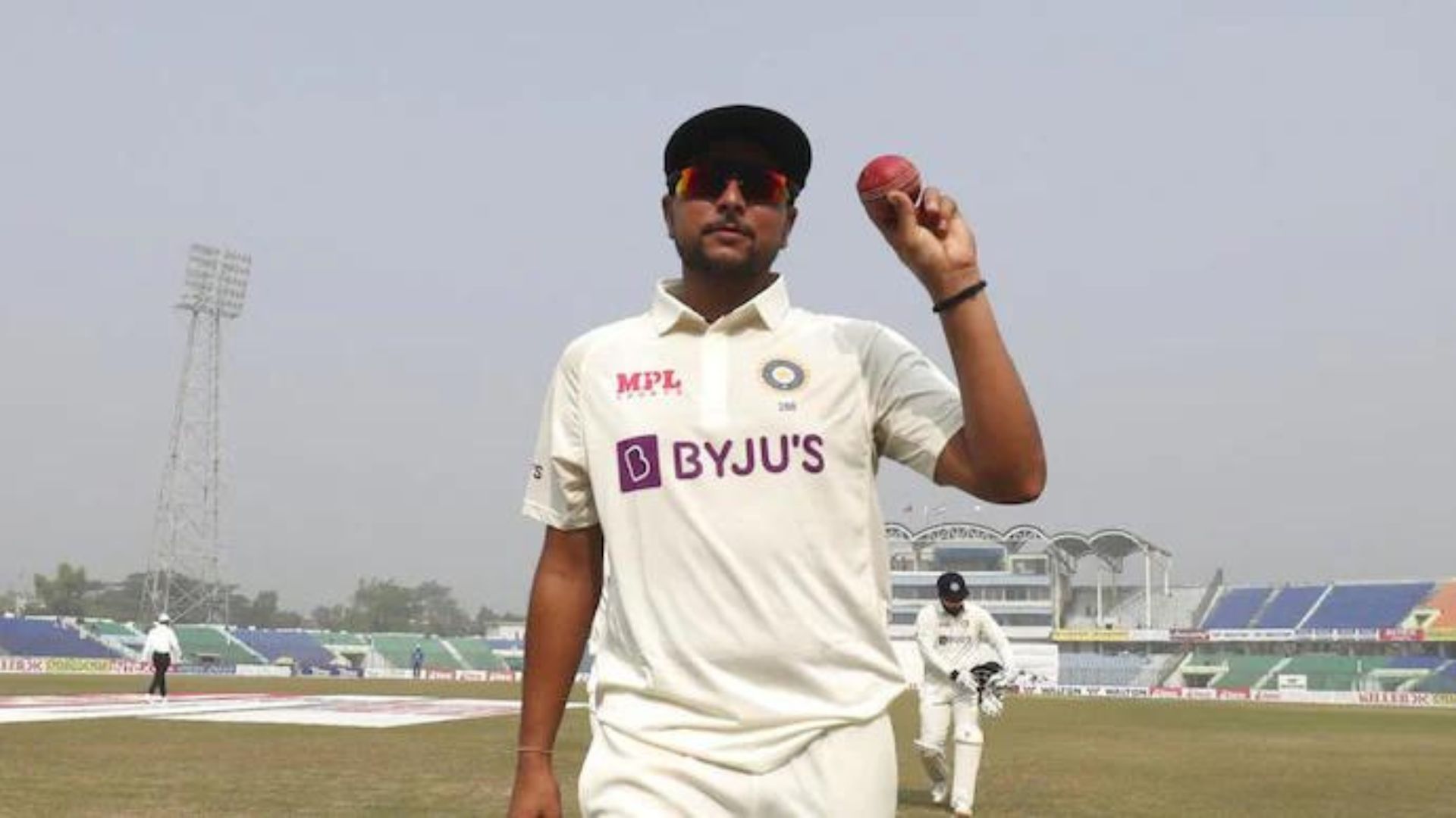 Kuldeep Yadav was dropped from the second Test against Bangladesh despite picking up eight wickets in the first. (P.C.: Twitter)