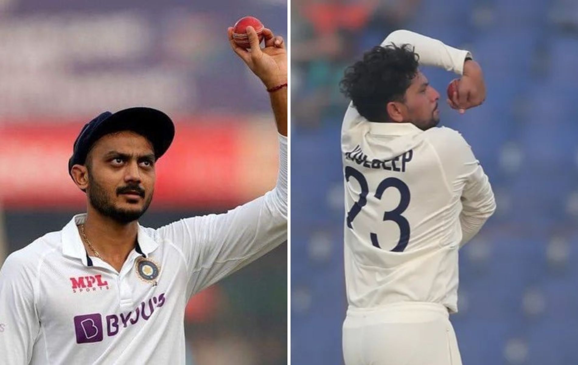 Axar Patel (L) and Kuldeep Yadav (R). (Pics: Instagram)