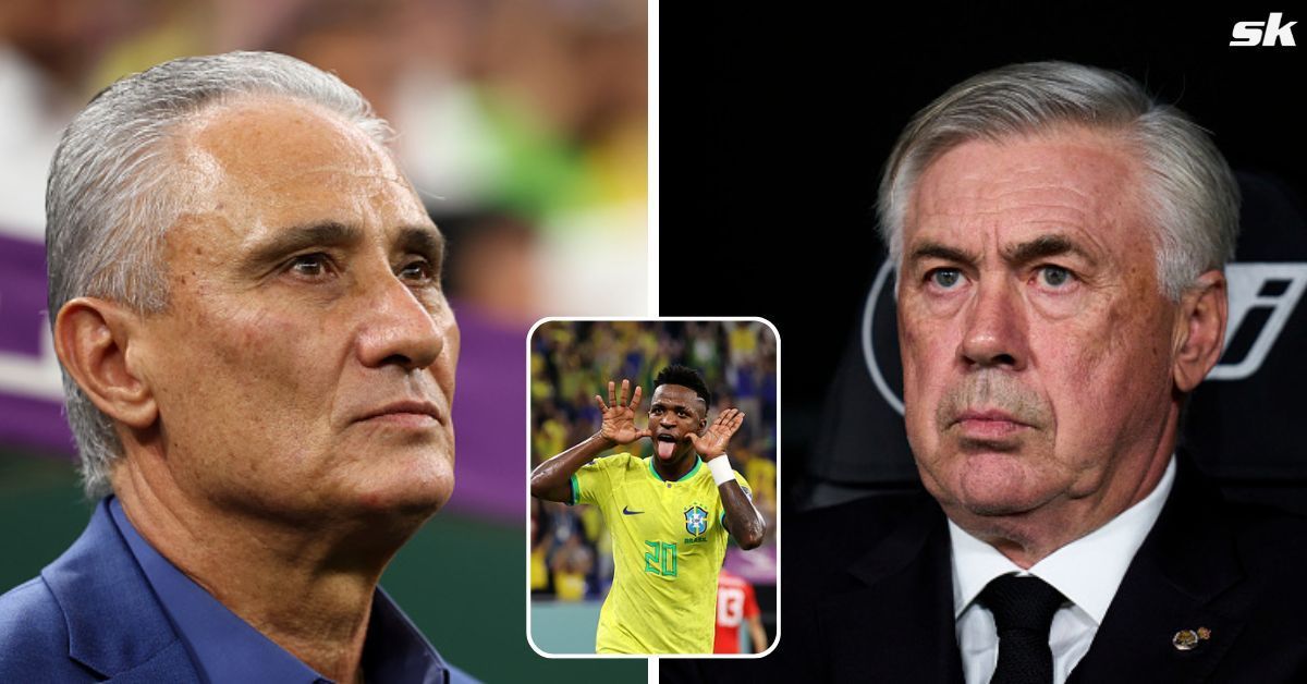 Brazil and Real Madrid winger Vinicius Jr. on Tite and Carlo Ancelotti
