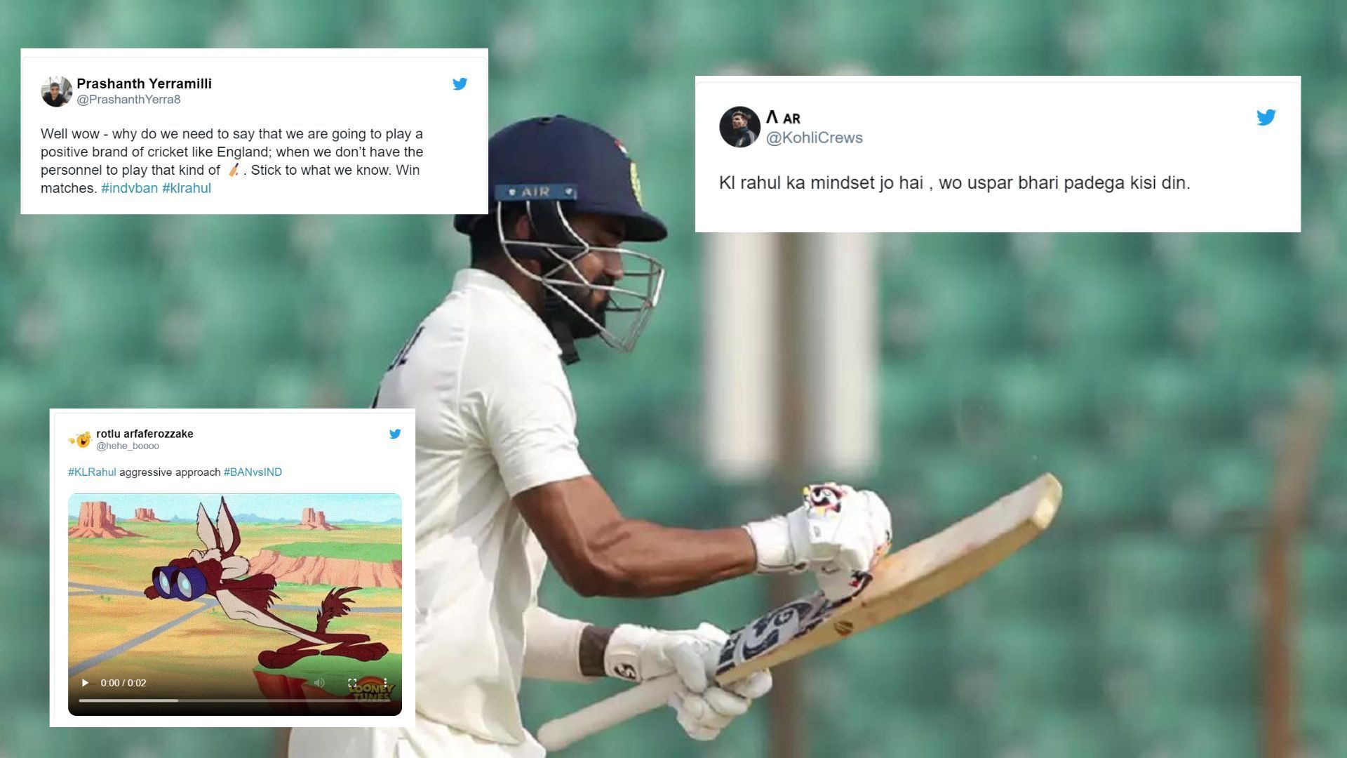 &quot;Is this the aggressive cricket that KL Rahul had promised?&quot; - Twitterati puzzled after Team India