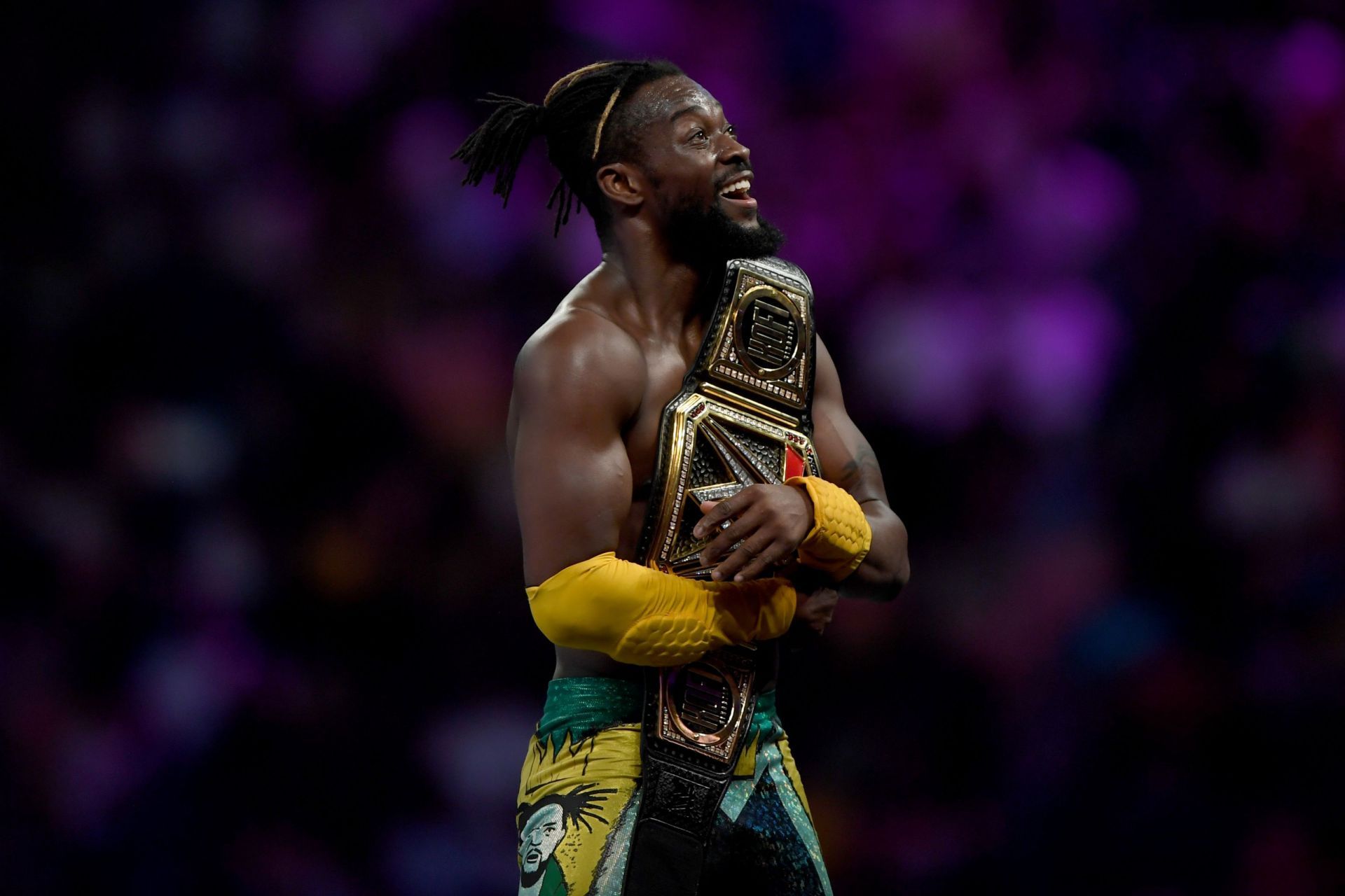 New Day member and former WWE Champ Kofi Kingston.