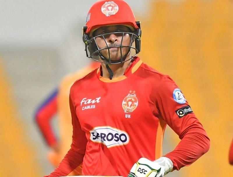 Usman Khawaja during his Pakistan Super League stint. Pic: PSL