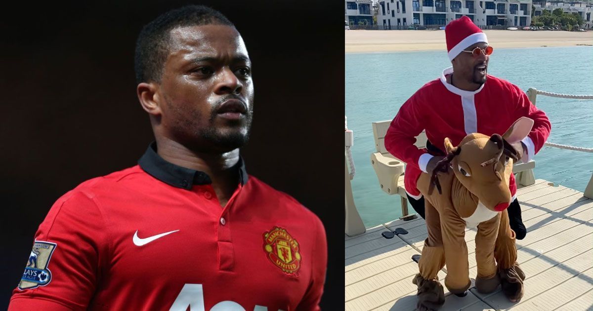 Former Manchester United star Patrice Evra posted a bizarre social media video