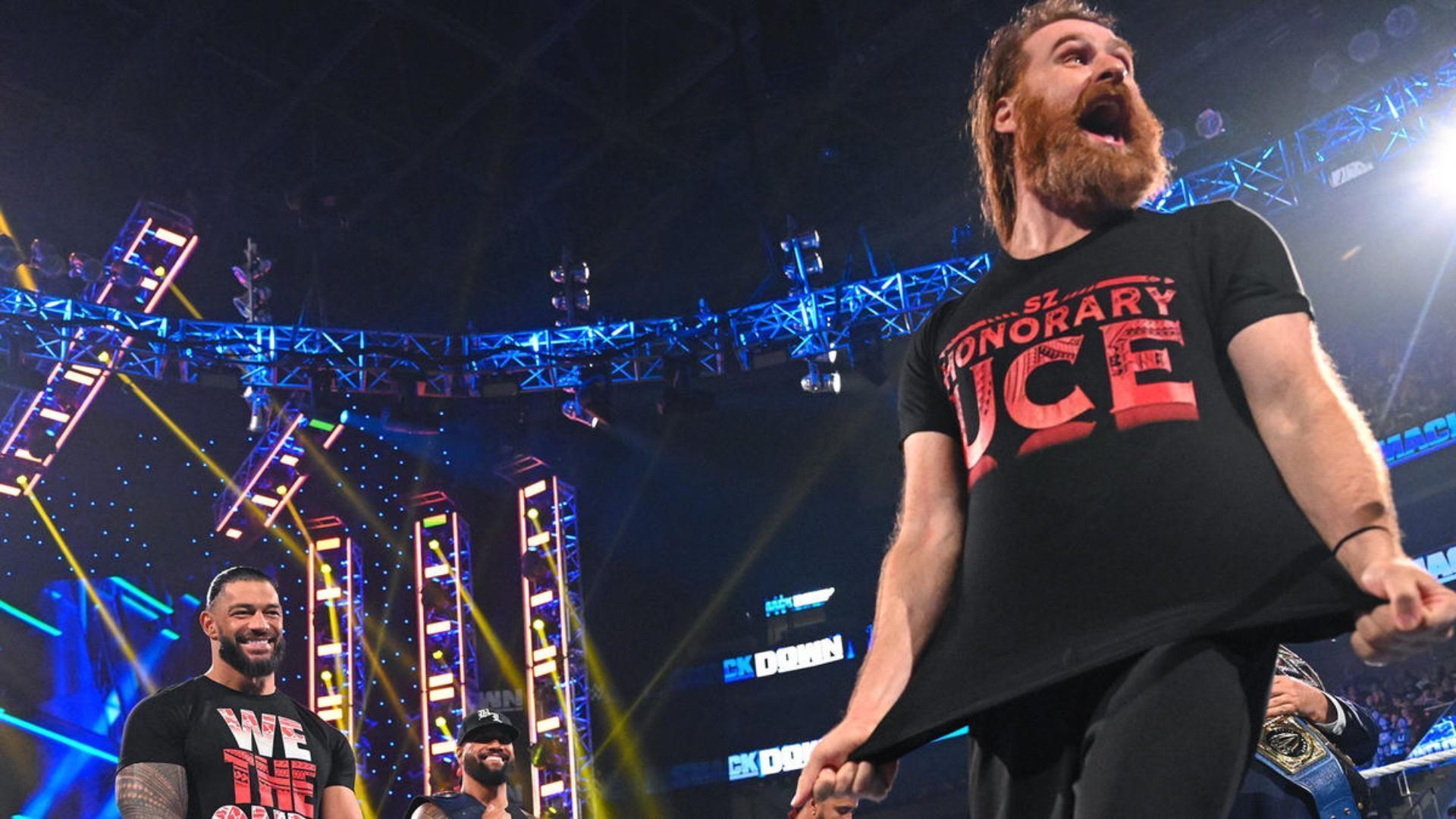 Sami Zayn was declared an "Honorary Uce" of the Bloodline earlier this year