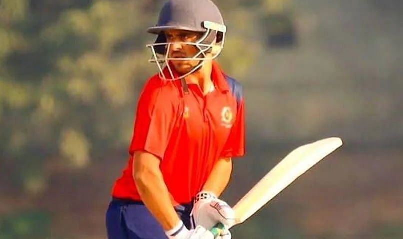 Young J&K cricketer Vivrant Sharma. Pic: Twitter